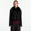 Tommy Hilfiger Df Wool Lady Jacket With Fur Black