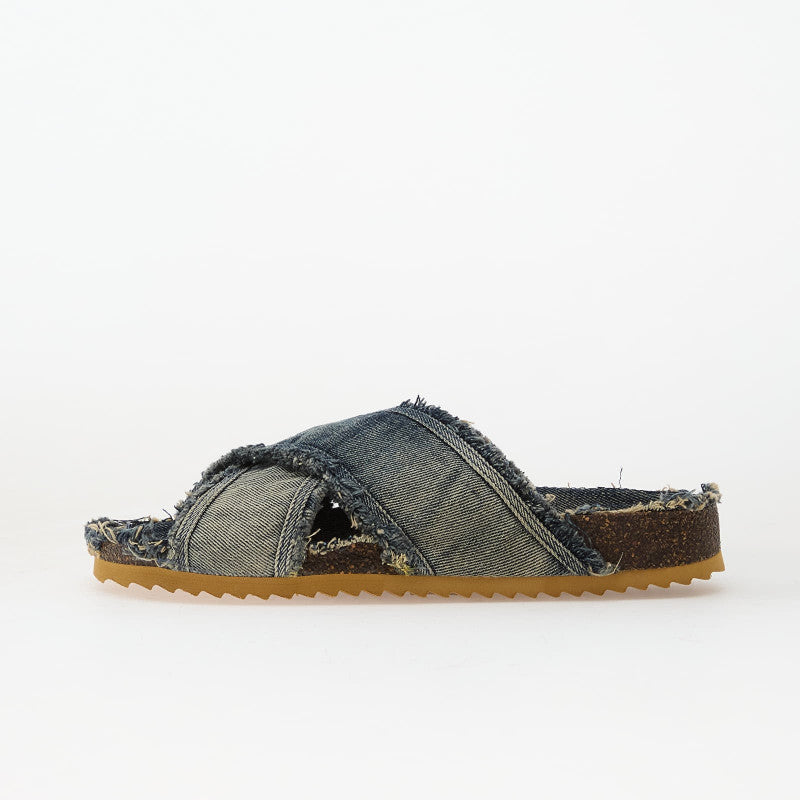 DIESEL Woodstock D-Woodstock-Sa-Cross Wmns Sandals Blue Denim