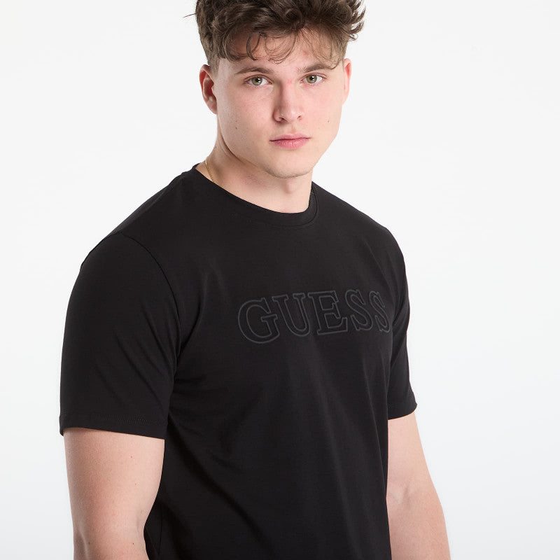 GUESS Ss Alphy T-Shirt Jet Black