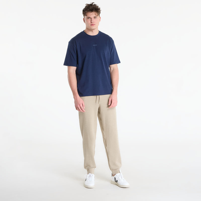 GUESS Giano Cn Ss T-Shirt Silk Blue